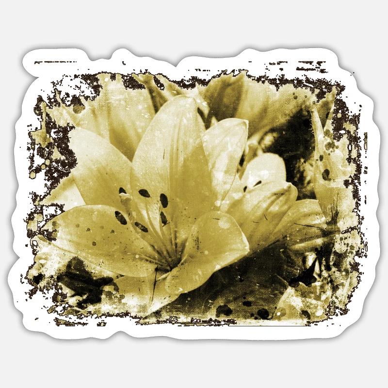 Weinlese Sticker Größe S (10 x 10 cm)