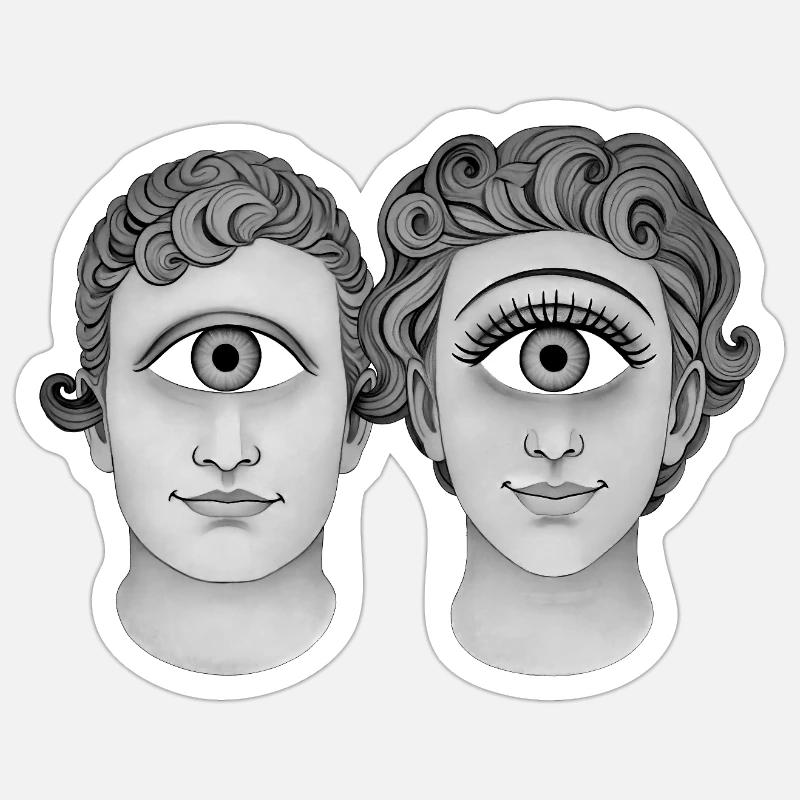 Sticker taille S (10 x 10 cm) - 