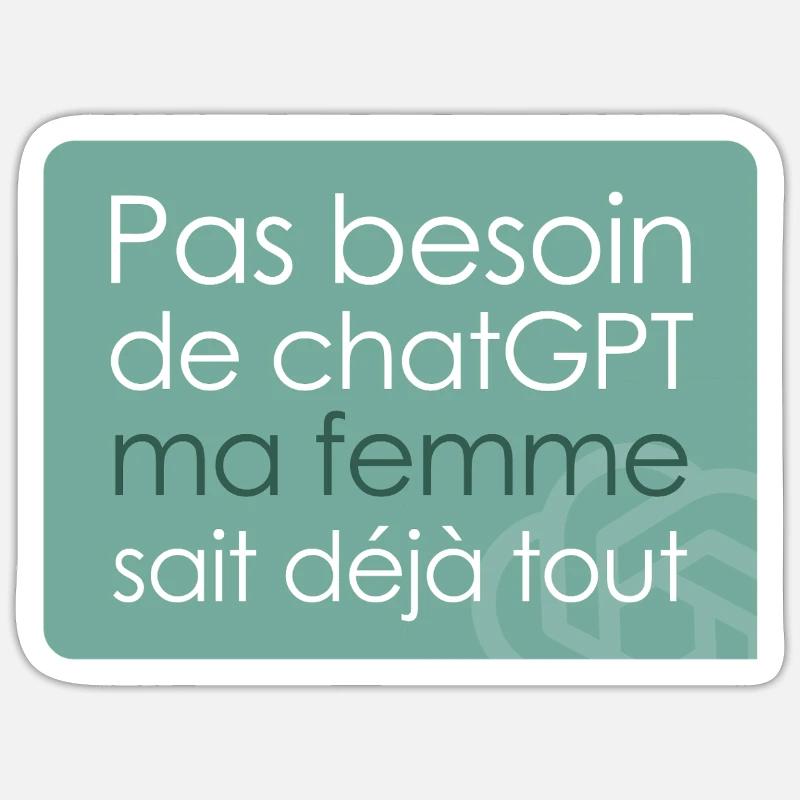 Sticker taille S (10 x 10 cm) - 