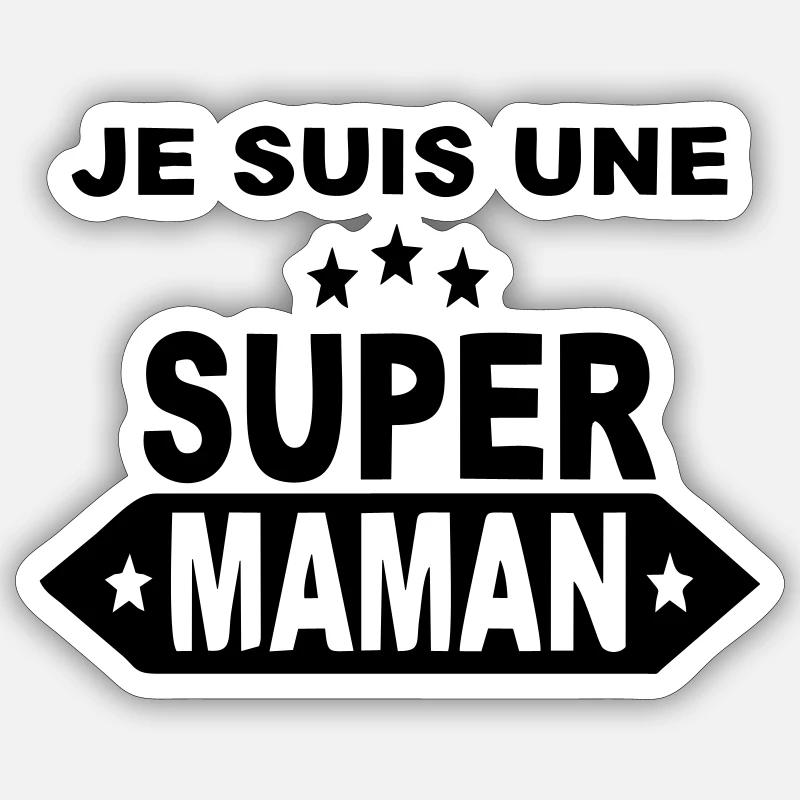 Ich bin eine großartige Mutter Sticker Größe S (10 x 10 cm)