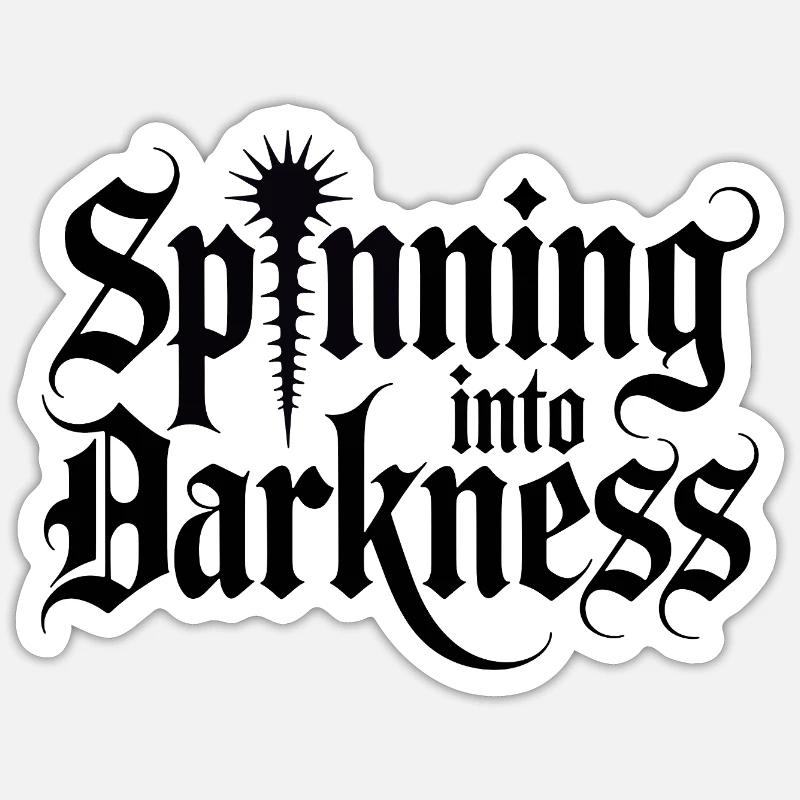 Spindle Design Typography Sticker size S (10 x 10 cm)