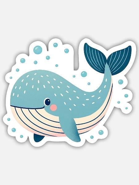  - Sticker size S (10 x 10 cm) - white matte
