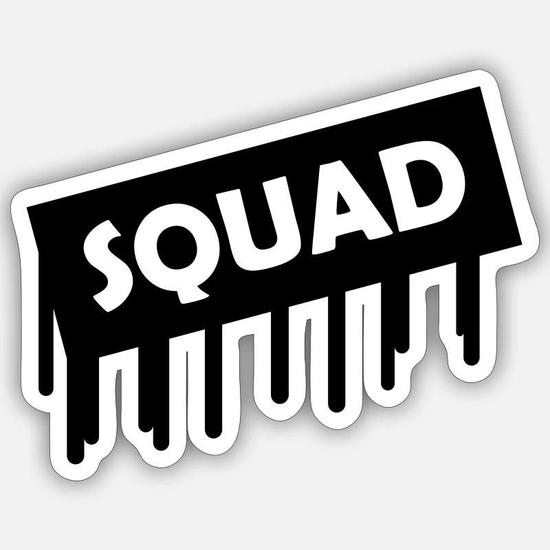 Squad Sticker size S (10 x 10 cm)