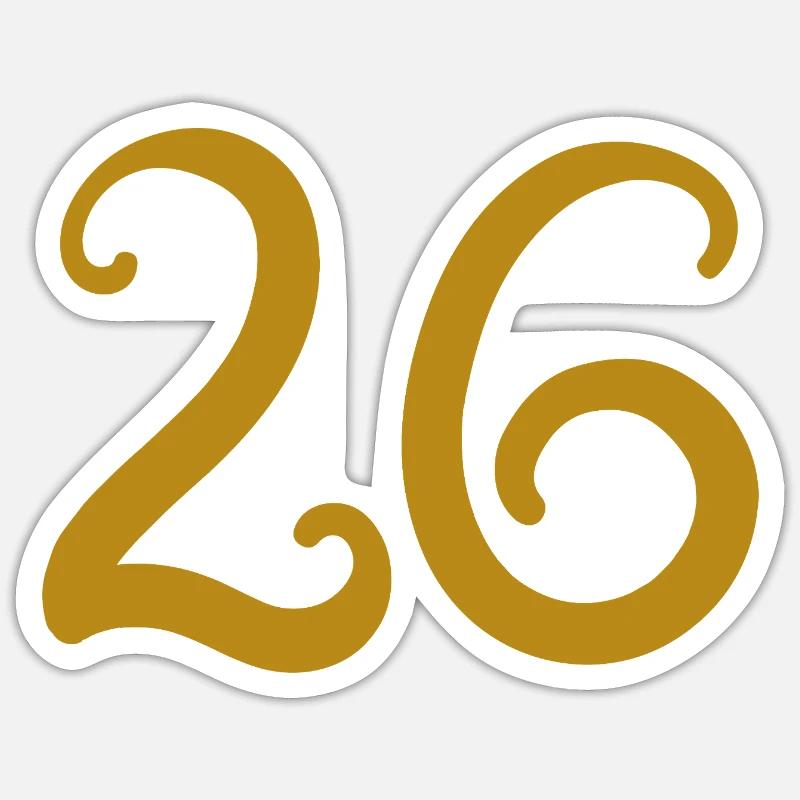 26 - Sticker taille S (10 x 10 cm) - blanc mat