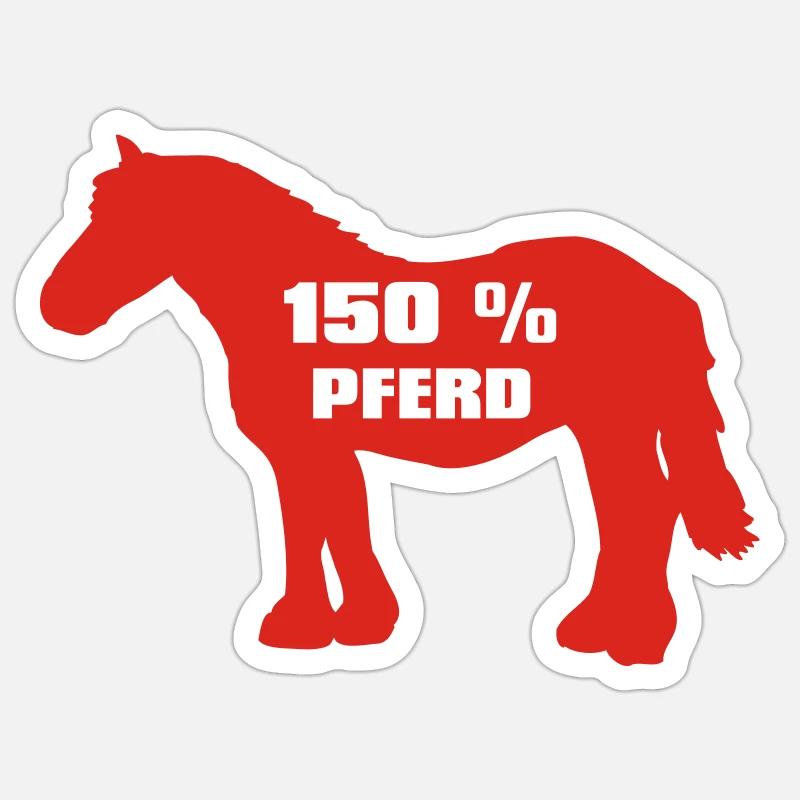 Cheval 150 pour cent - Cold Blood Sticker taille S (10 x 10 cm)