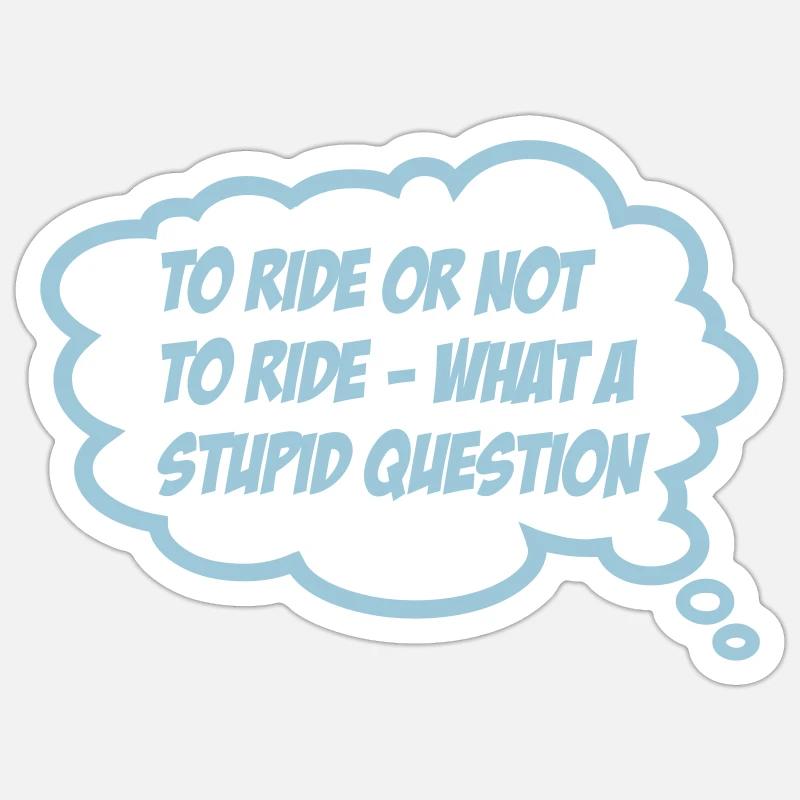 reiten Sticker Größe S (10 x 10 cm)