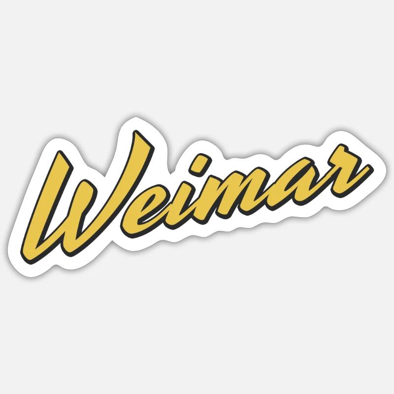 Weimar Sticker Größe S (10 x 10 cm)