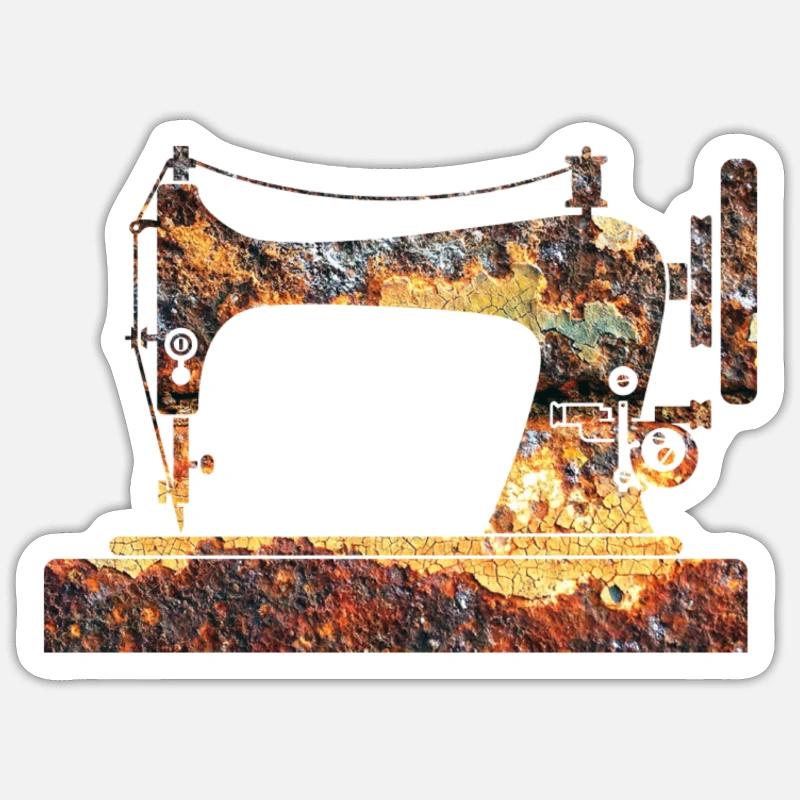 sewing machine Sticker size S (10 x 10 cm)