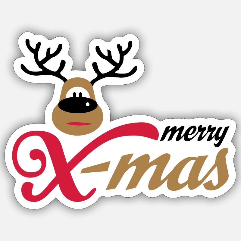 Noël Sticker taille S (10 x 10 cm)