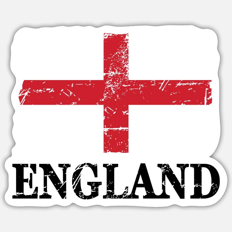 Drapeau angleterre - drapeau angleterre Sticker taille S (10 x 10 cm)