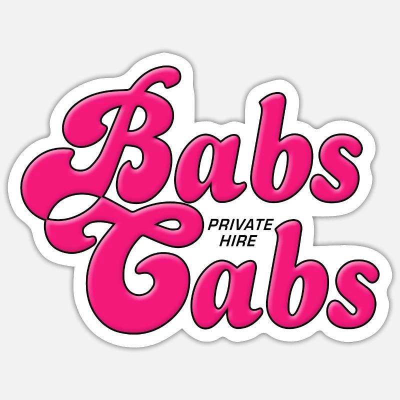 Babs Cabs Sticker size S (10 x 10 cm)