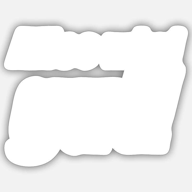 Alles wird gut - Sticker Größe S (10 x 10 cm) - Mattweiß