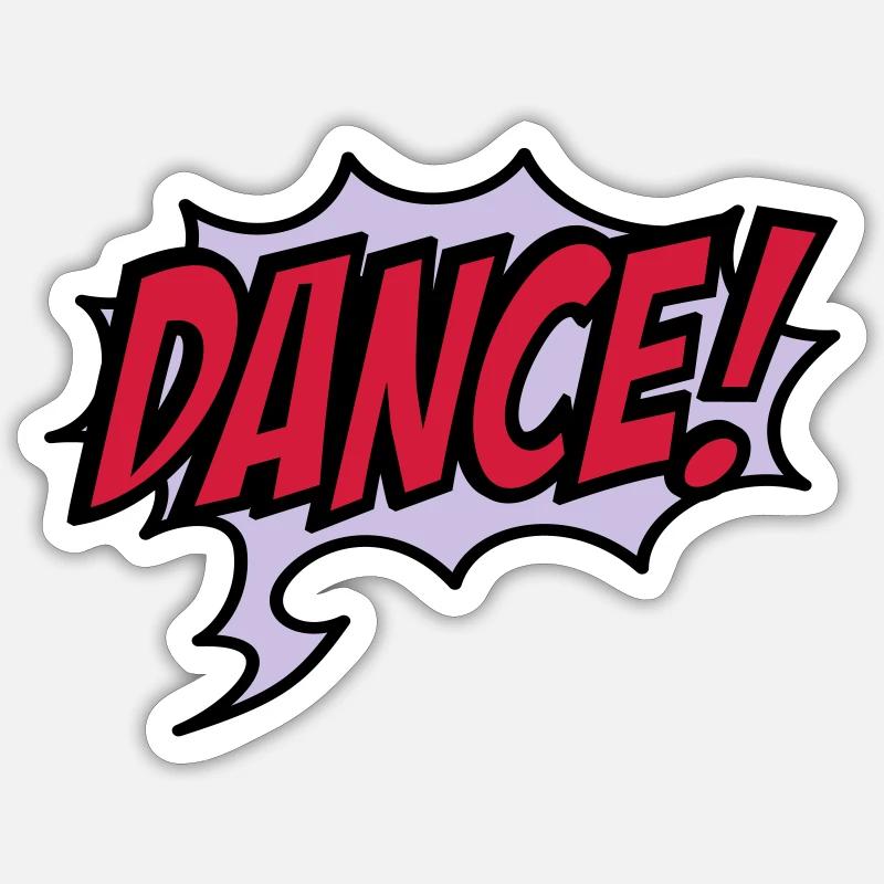 dance Sticker taille S (10 x 10 cm)