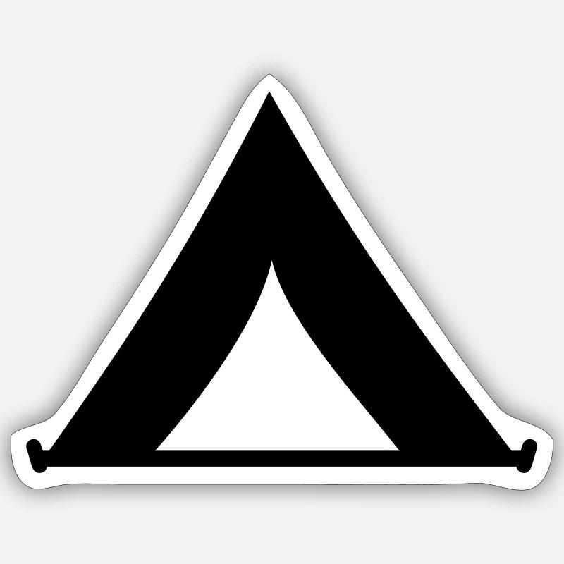 Zelt Sticker Größe S (10 x 10 cm)