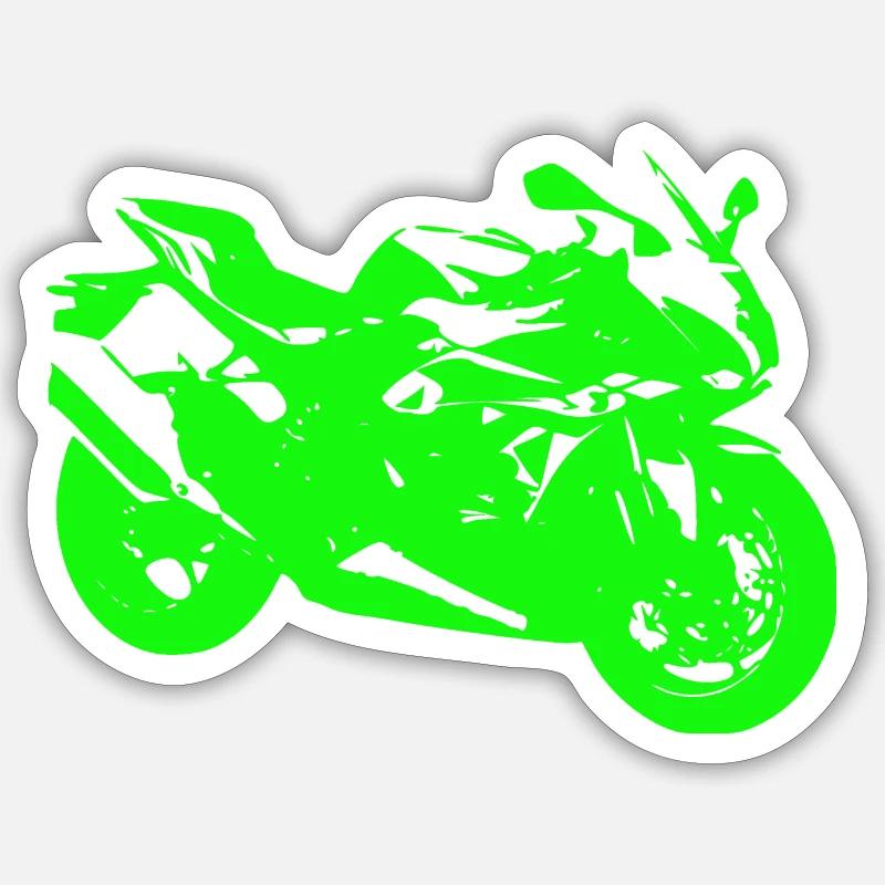 Motorcycle racing machine Sticker size S (10 x 10 cm)