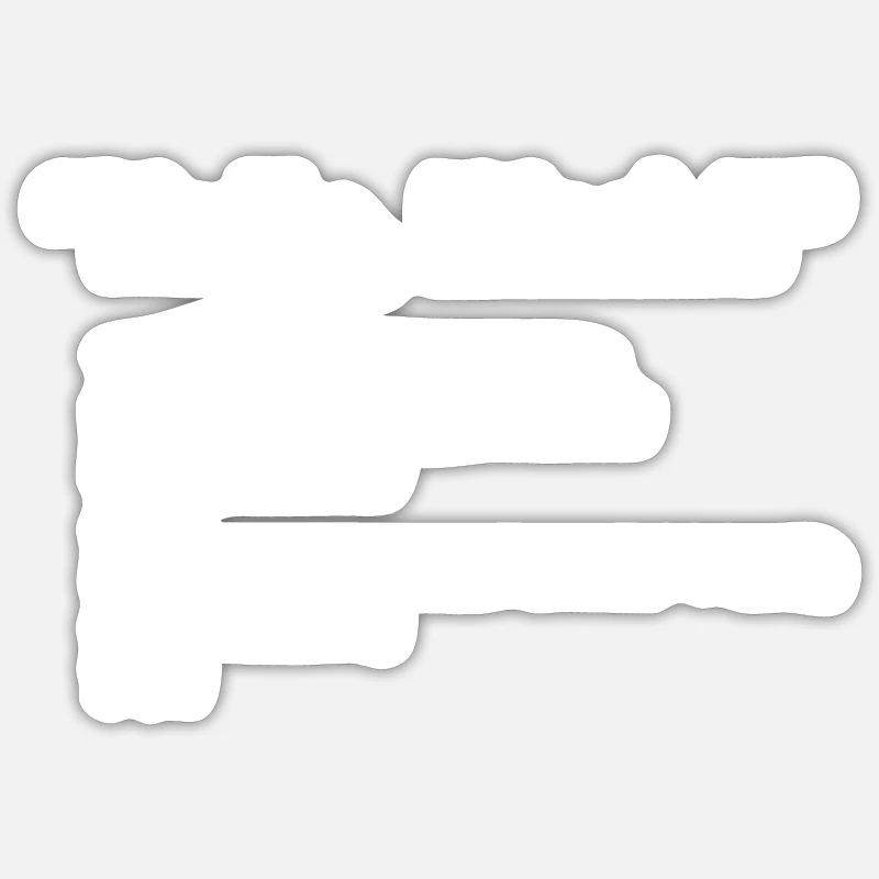 Hello world funny geek saying computer science nerd Sticker size S (10 x 10 cm)