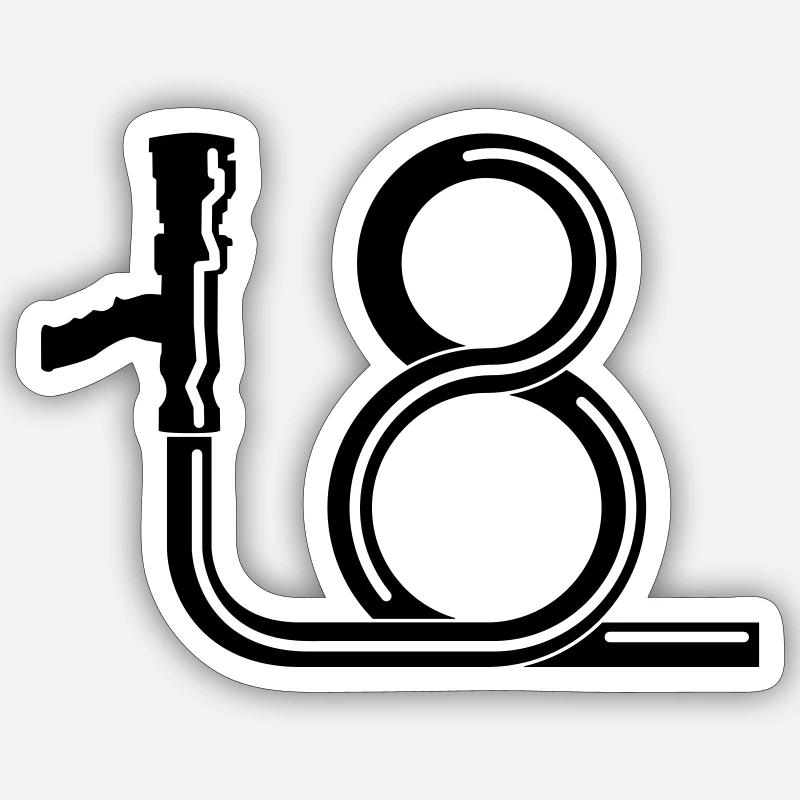 Sticker taille S (10 x 10 cm) - 