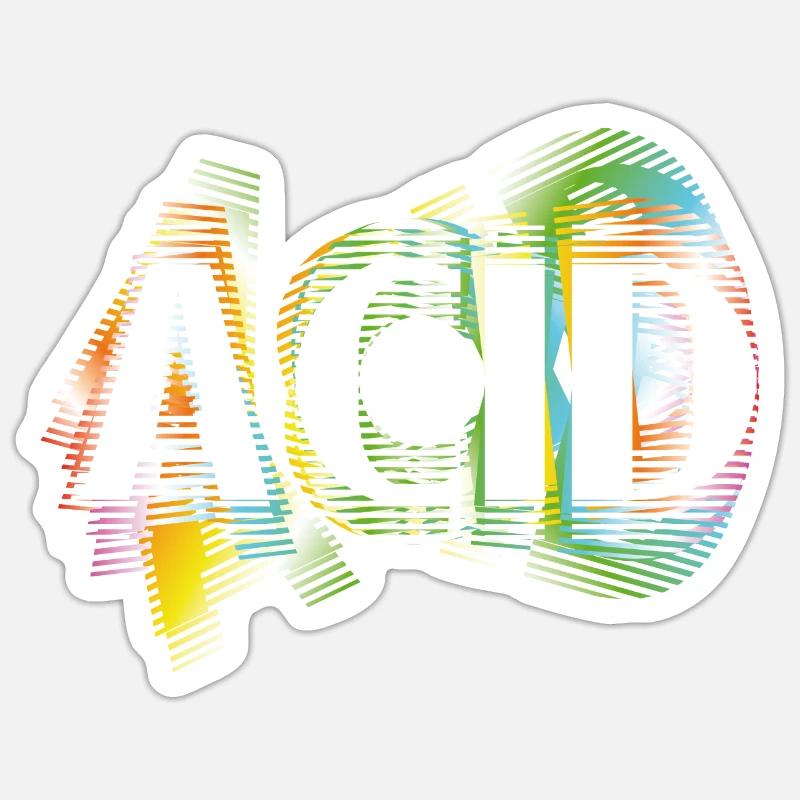Acide Sticker taille S (10 x 10 cm)