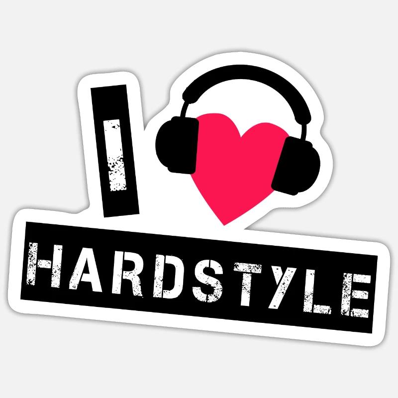 Hardstyle Sticker Größe S (10 x 10 cm)