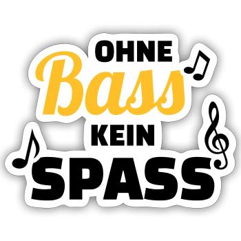 Chor - Sticker Größe S (10 x 10 cm) - Mattweiß - Vorne