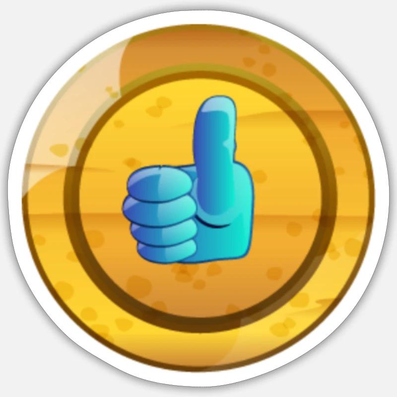 thumb Sticker size S (10 x 10 cm)
