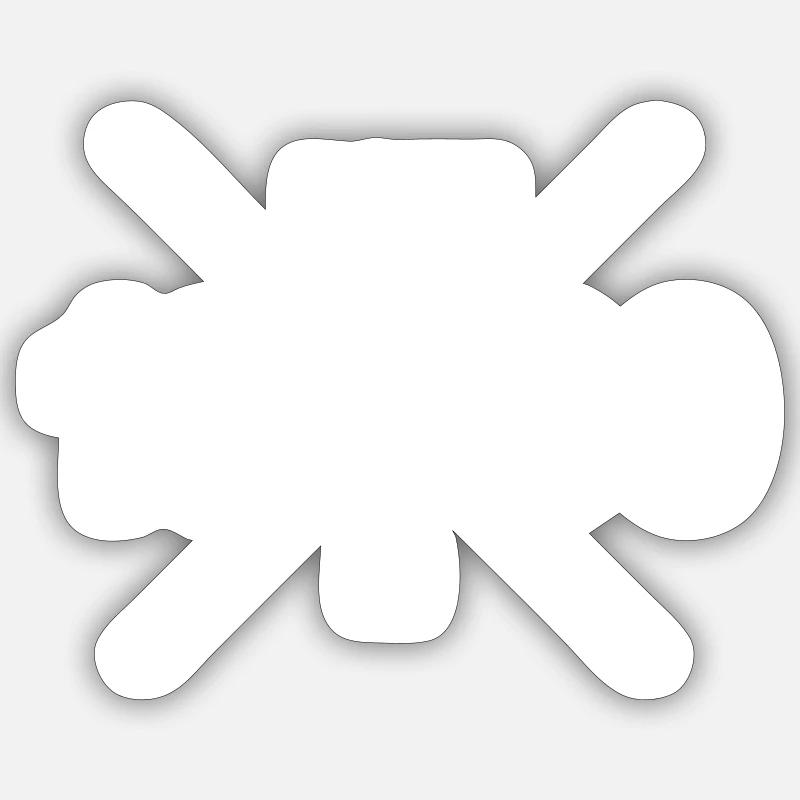 Sticker Größe S (10 x 10 cm) - 