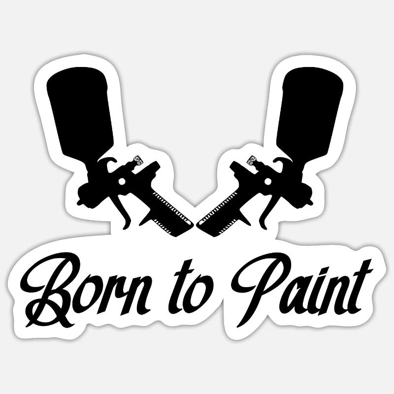 Painter Sticker size S (10 x 10 cm)
