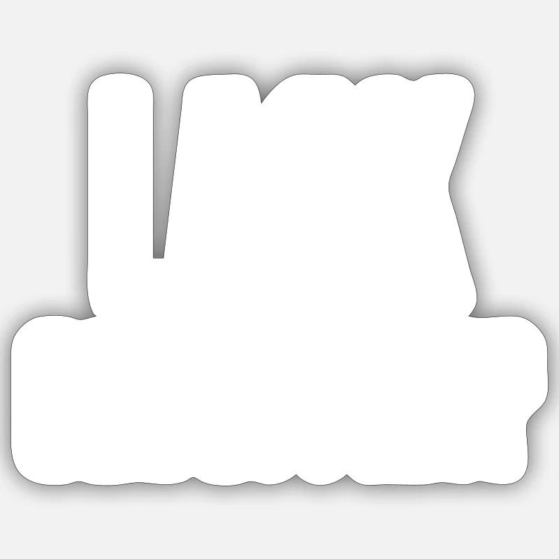 Sticker Größe S (10 x 10 cm) - 