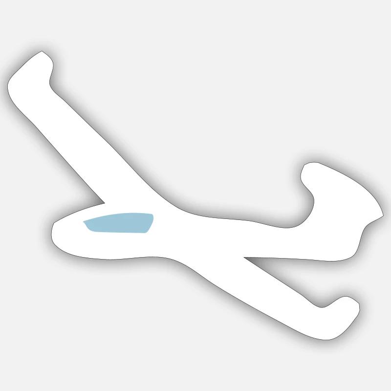 ls8neo glide pilot glider glider Sticker size S (10 x 10 cm)