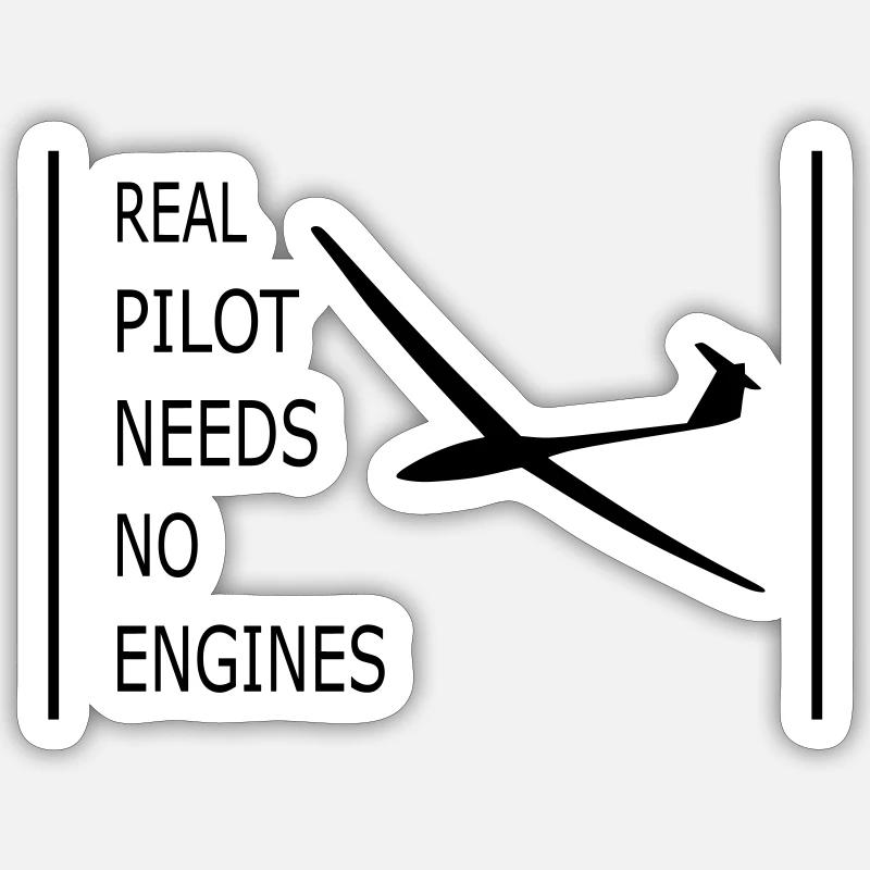 Planeur Sticker taille S (10 x 10 cm)
