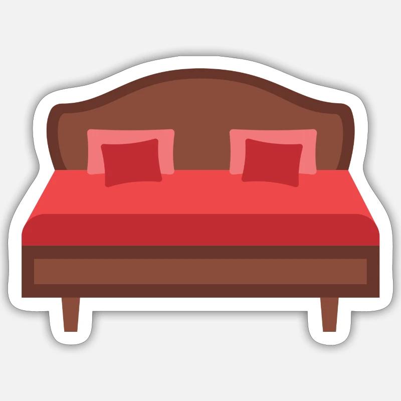 bed Sticker size S (10 x 10 cm)