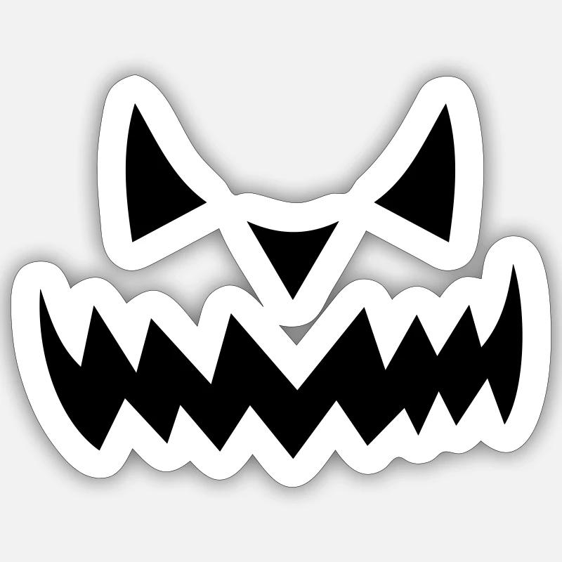 Ghost face 3 Sticker size S (10 x 10 cm)