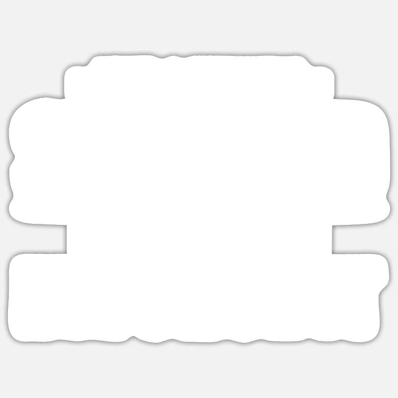divorzio - Sticker formato S (10 x 10 cm) - bianco opaco