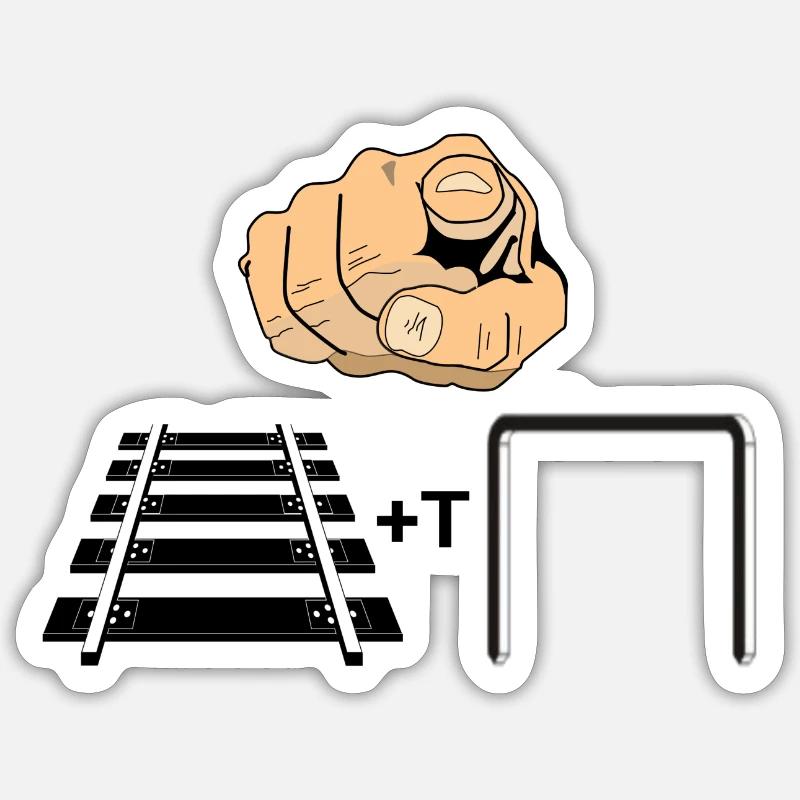 Tu ne stimules pas - Sticker taille S (10 x 10 cm) - blanc mat