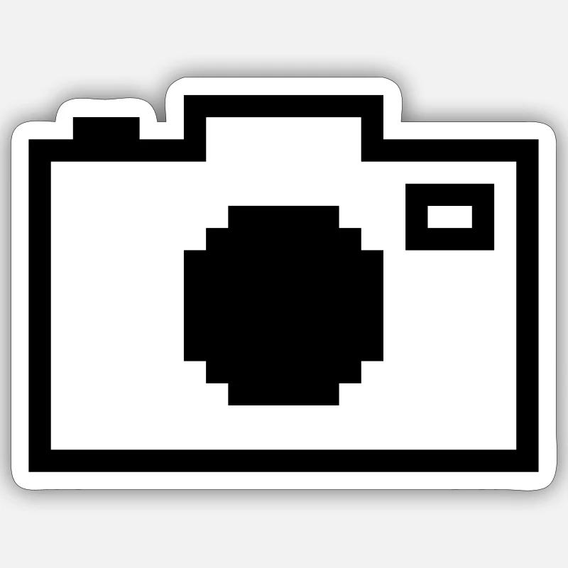Camera Sticker size S (10 x 10 cm)