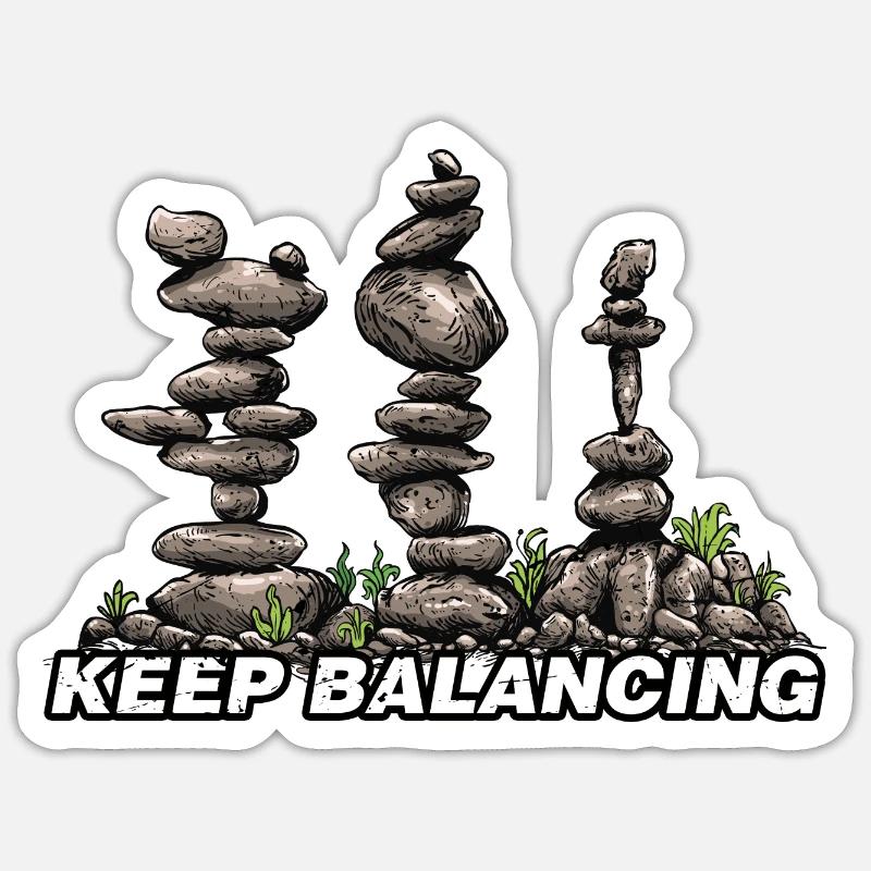 balancing Sticker size S (10 x 10 cm)