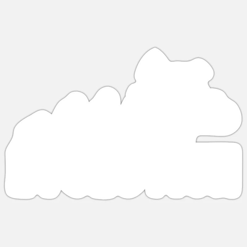 Chaîne d'évolution de la motocross Sticker taille S (10 x 10 cm)