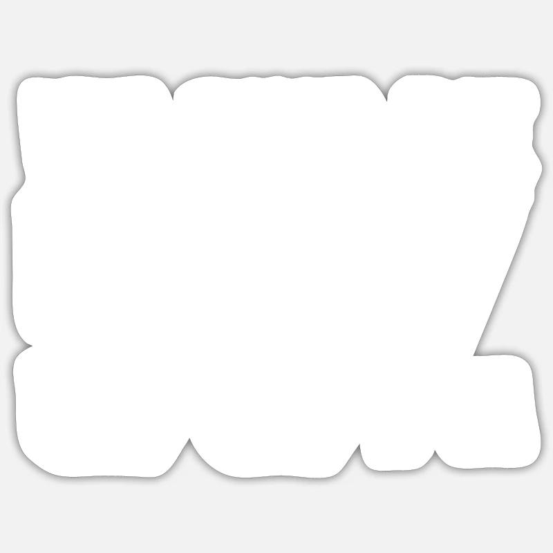 Nous sommes les 99 - Sticker taille S (10 x 10 cm) - blanc mat