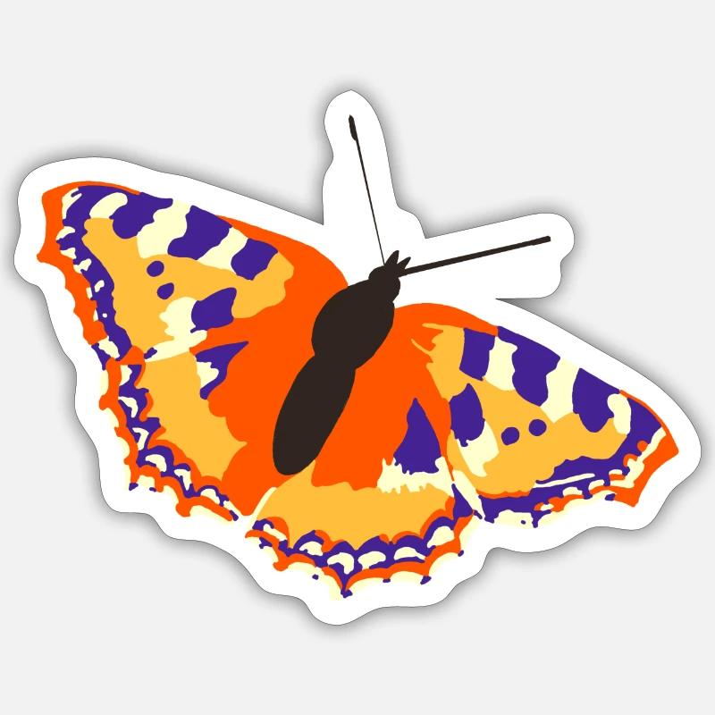 Schmetterling Sticker Größe S (10 x 10 cm)
