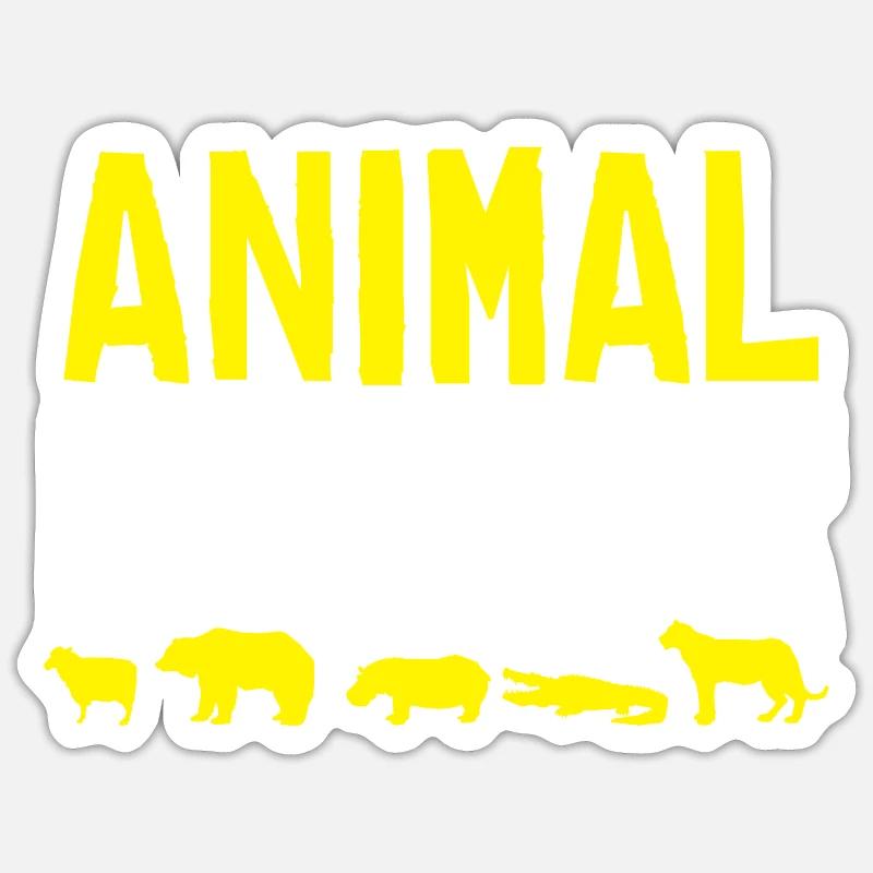 Tierpfleger - Sticker Größe S (10 x 10 cm) - Mattweiß