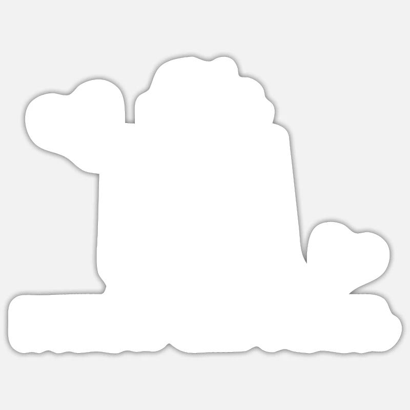 bea - Sticker Größe S (10 x 10 cm) - Mattweiß