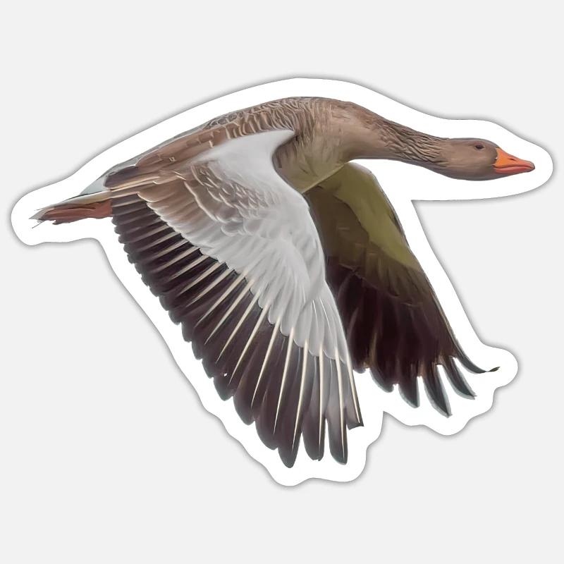 Goose Sticker size S (10 x 10 cm)