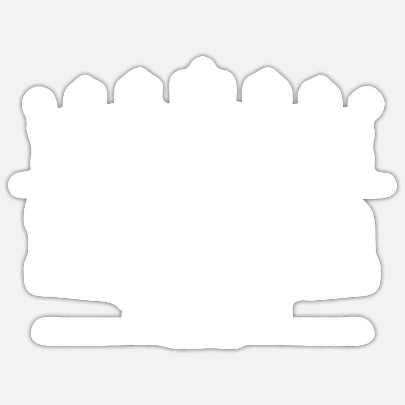 Majeur - Sticker taille S (10 x 10 cm) - blanc mat