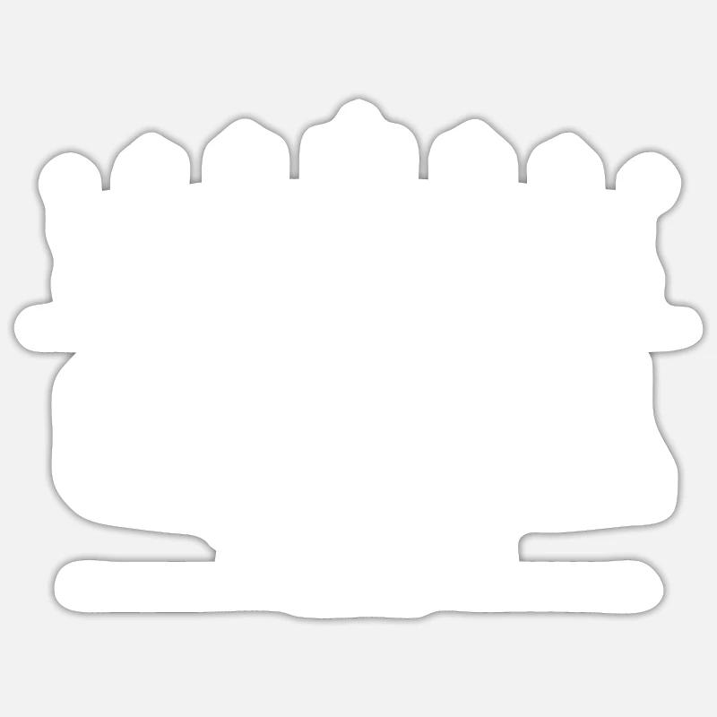 Olivia - Sticker taille S (10 x 10 cm) - blanc mat