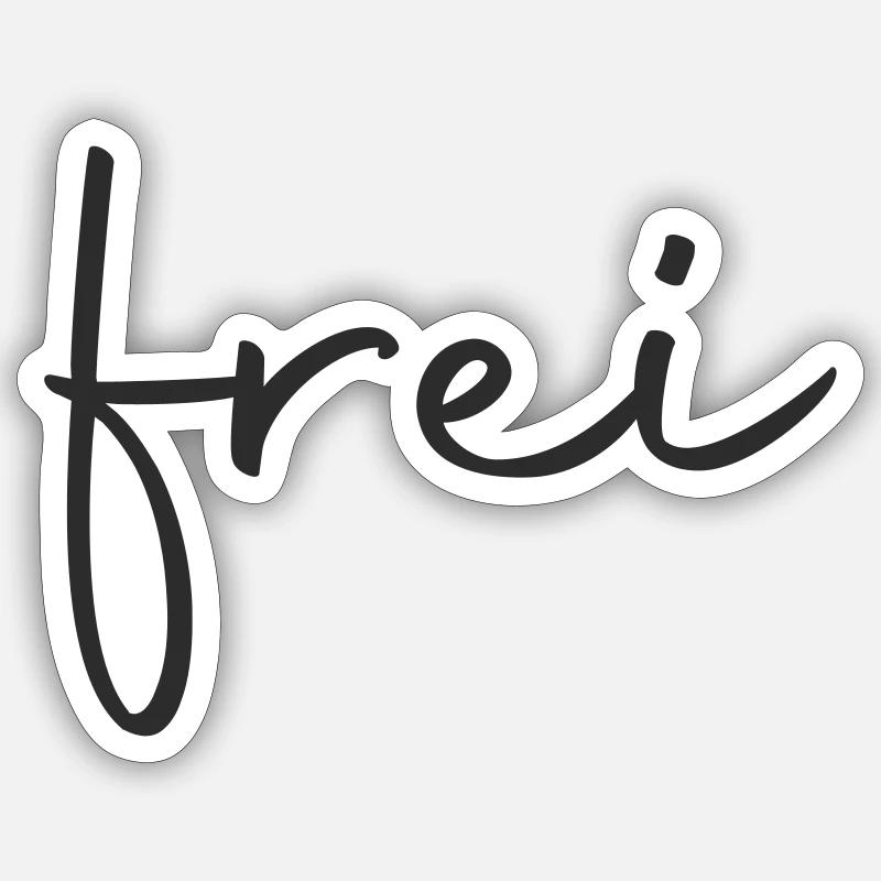 frei - frei sein Sticker