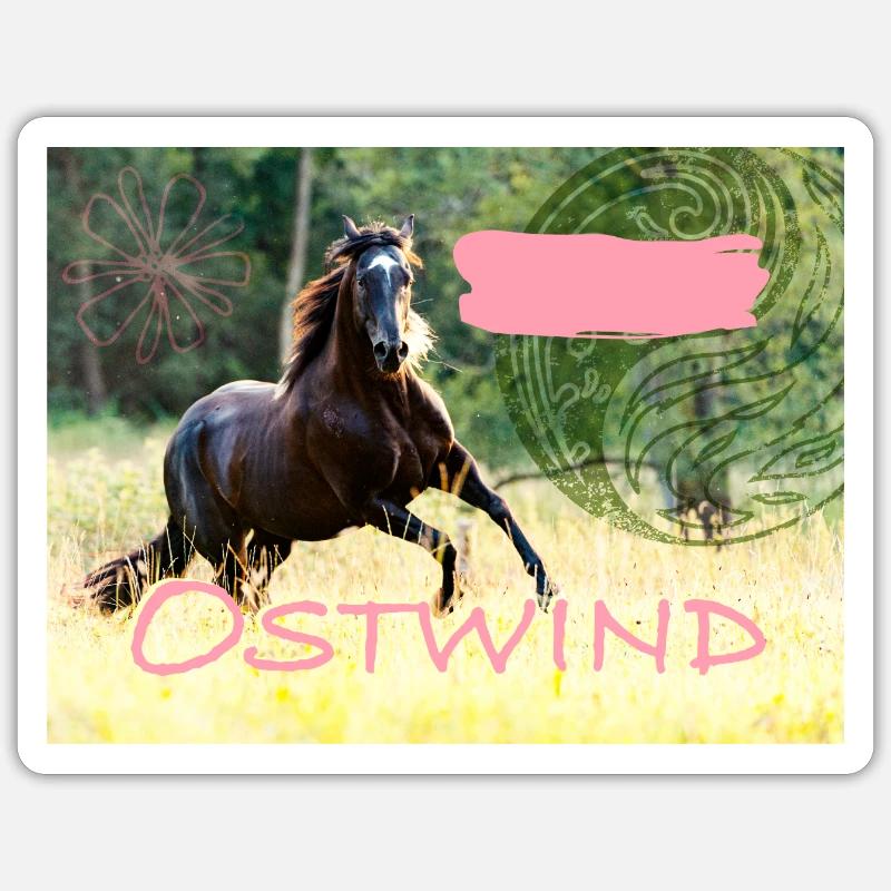 Ostwind Der Große Orkan + DEIN NAME Sticker Größe S (10 x 10 cm)