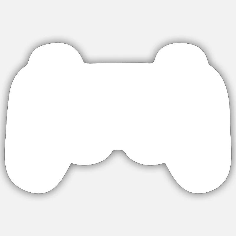 Controller - Sticker size S (10 x 10 cm) - white matte