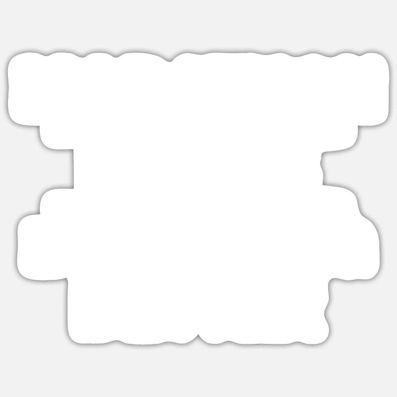 Course de marathon Sticker taille S (10 x 10 cm)