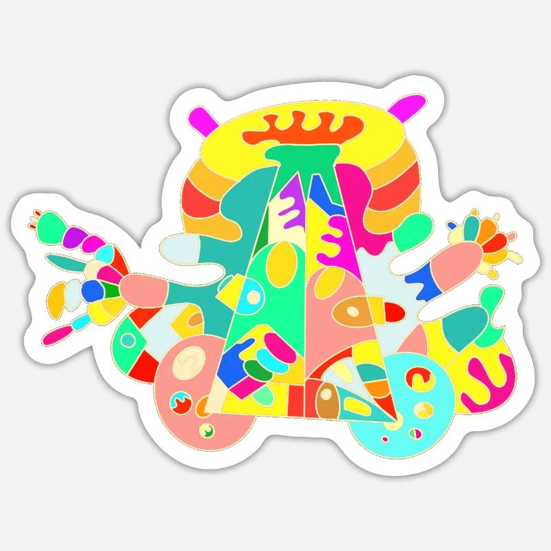 Libre d’être moi Sticker taille S (10 x 10 cm)