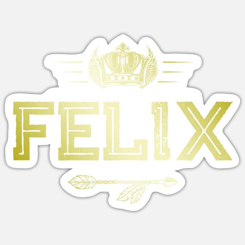 Felix - Sticker size S (10 x 10 cm) - white matte